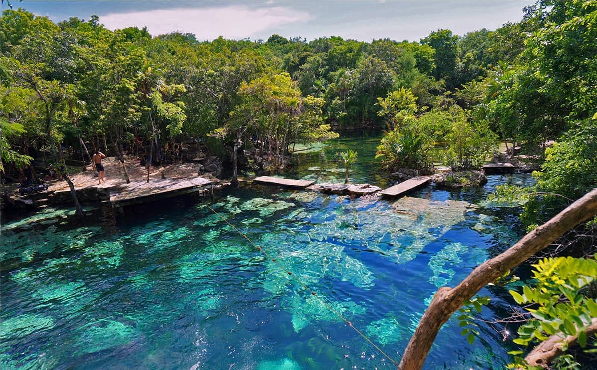 Cenote Azul located in the Riviera Maya: Take the most impressive photos at this incredible place.