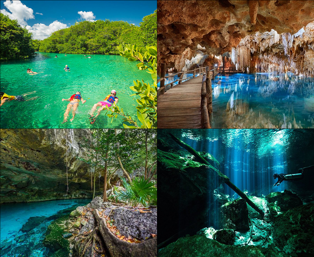 types of cenotes
