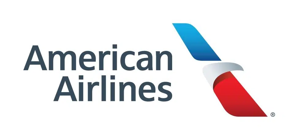American Airlines logo American Airlines logo on Airport Transportation