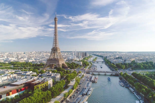 The Eiffel Tower bears the name of its architect, Gustave Eiffel. It stands 324 meters high (including the television antenna at the top), and he built it for the Universal Exposition of 1889, marking the first anniversary of the Revolution. 