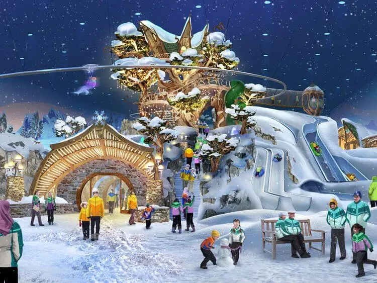 Snow Park Abu Dhabi offers a world of ice and snow right in the desert, completely subverting the typical Middle Eastern heat. 