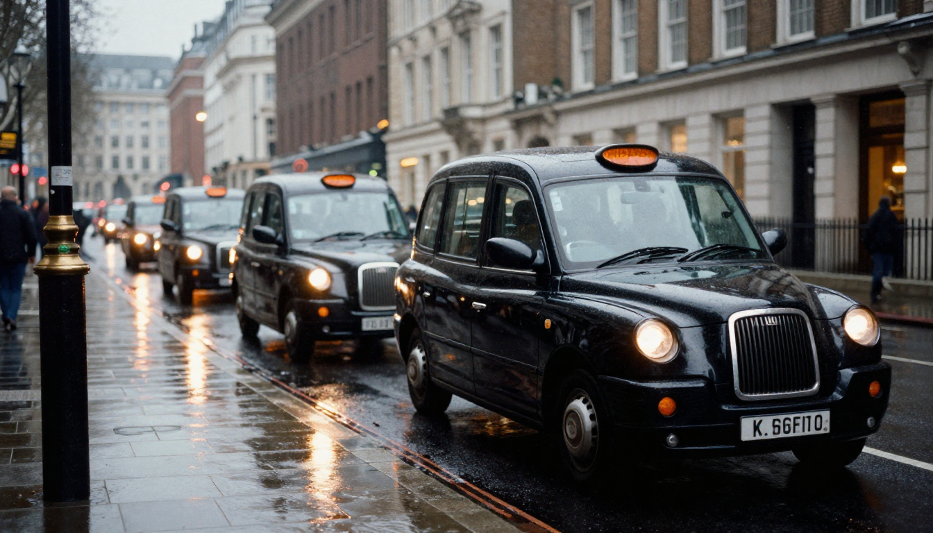 The Infinite Queue for Black Cabs