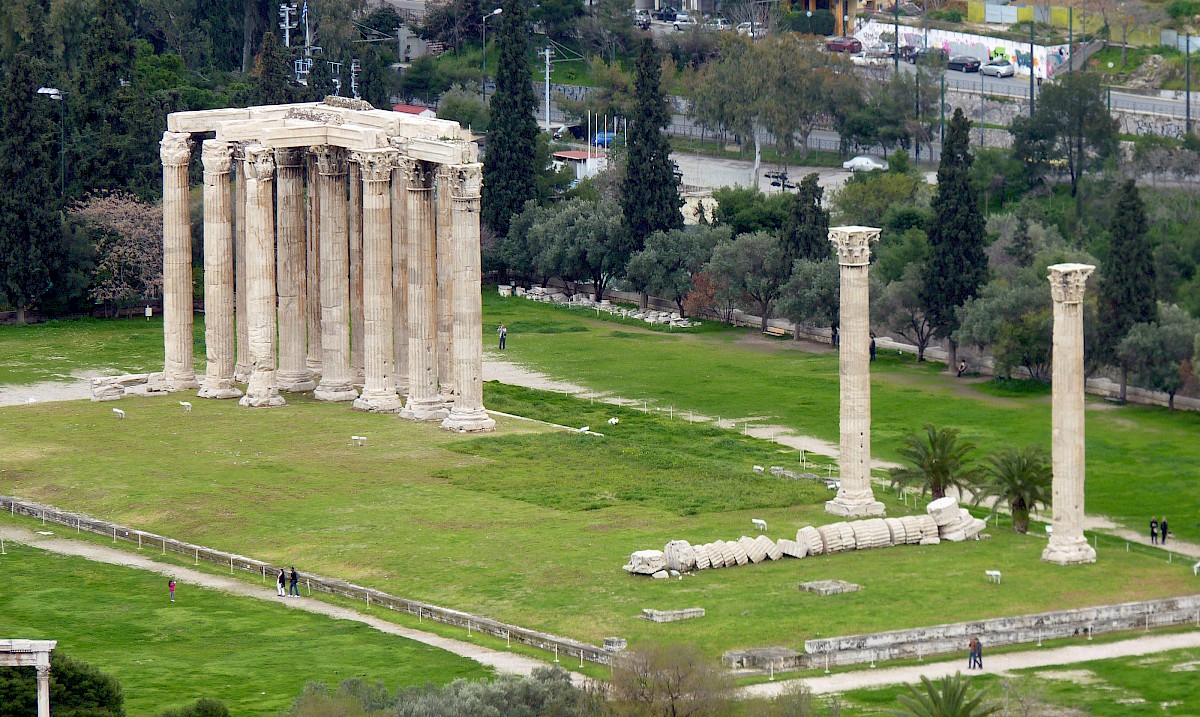 The Temple of Olympian Zeus The Temple of Olympian Zeus