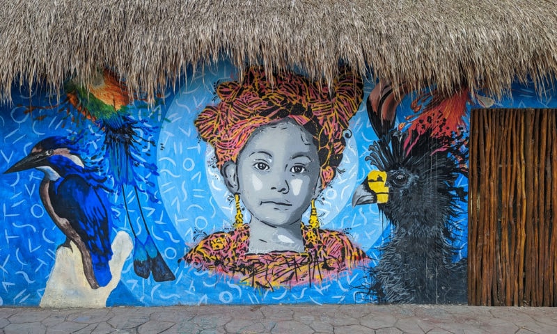 Bacalar Town and Street Art
