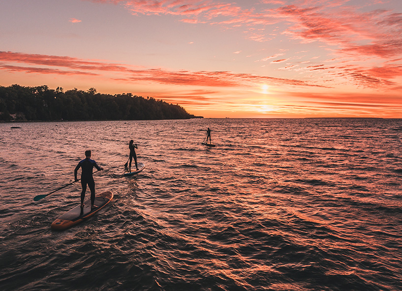 Nighttime Paddle Boarding: