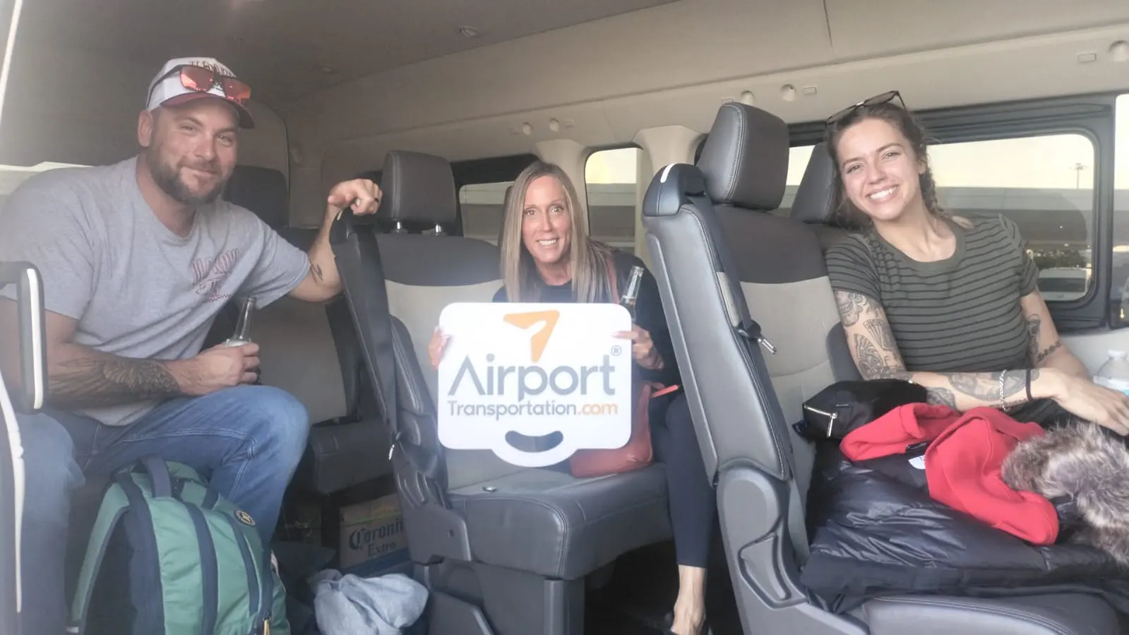 Sarah L., an Airport Transportation customer